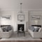 Ekena Millwork Blackthorn Medallion (Canopies up to 4 7/8"), 11 3/4"OD x 3 5/8"ID x 1"P, Cloud Burst Crackle CM11BLCBC - alternate 5